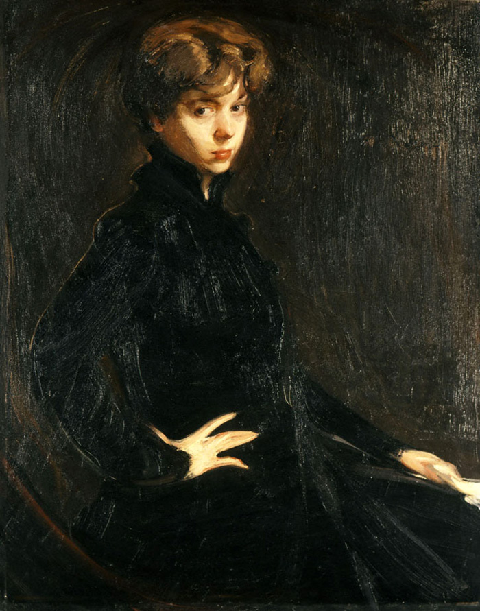 portrait of his wife